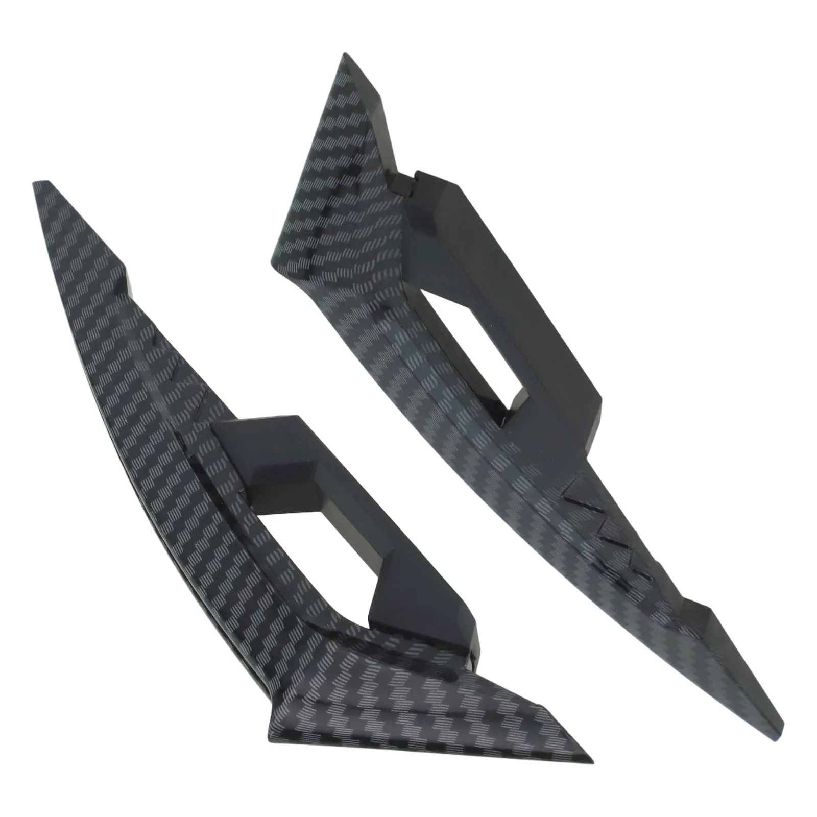 

As Shown In The Picture Winglet Decoration High Universality Fitment Made Of ABS Material Practical And Reliable