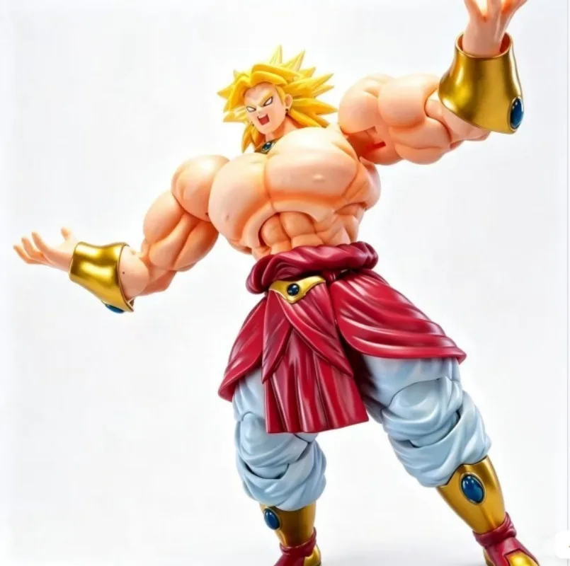 Dragon Ball Z Super Saiyan Broly SHF Movable Joints Action Figure Collectible Model Toy for Gift view 6