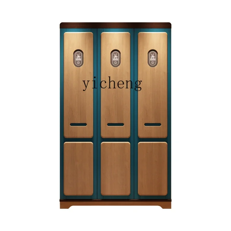 

Xl Solid Wood Wardrobe Nordic Log Bedroom Wax Oil Children Storage Cabinet