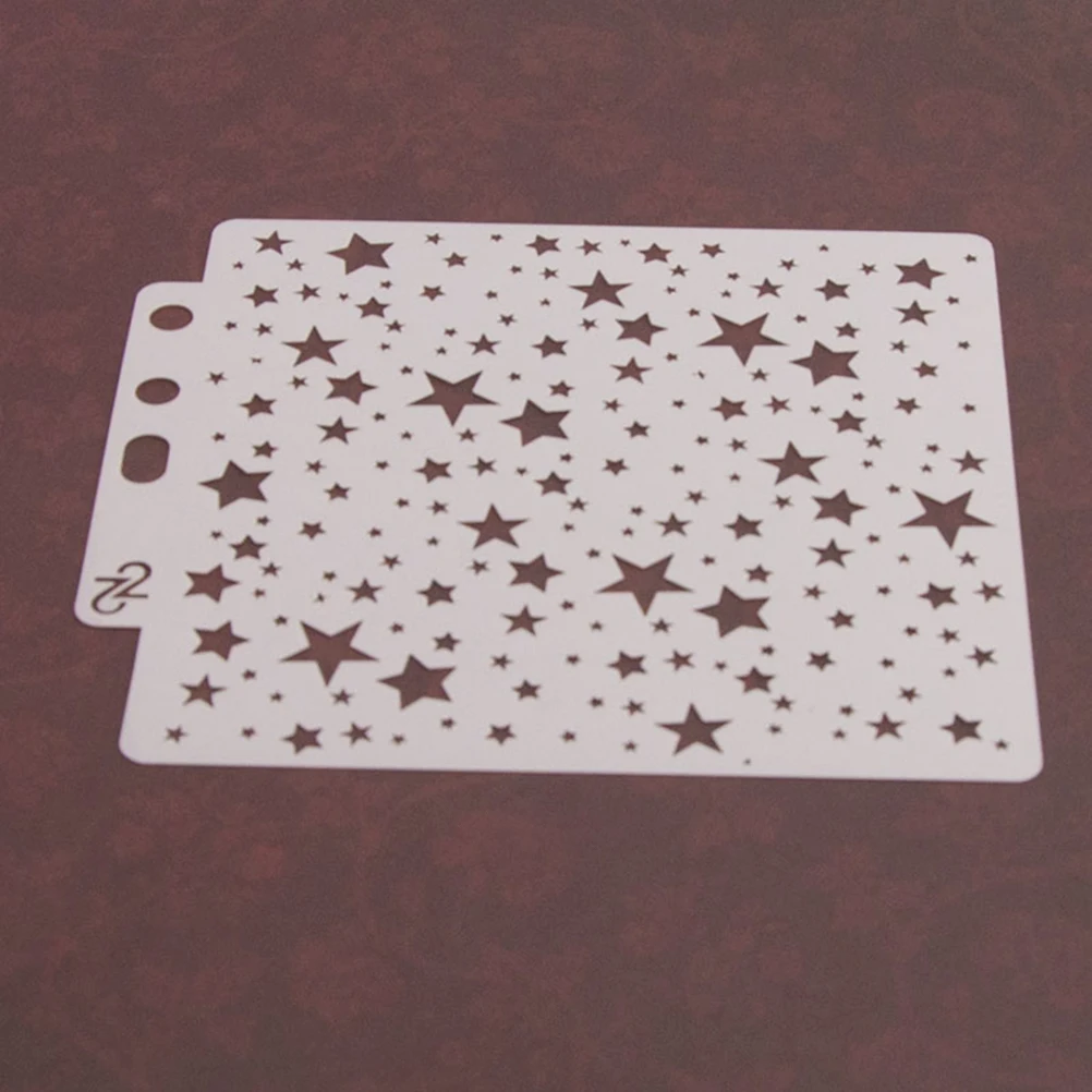 Drawing Template Stencil Cake Stencils for Buttercream Templates Tile Pattern Painting Star Shape