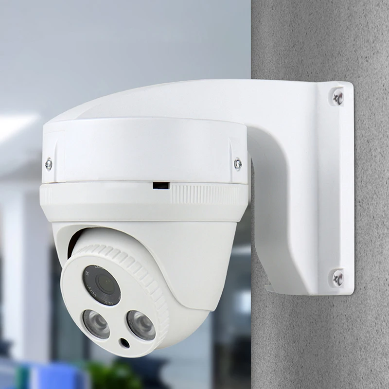 L-shaped home office dome camera mount CCTV accessories Plastic durable security wall-mounted indoor/outdoor dual-purpose