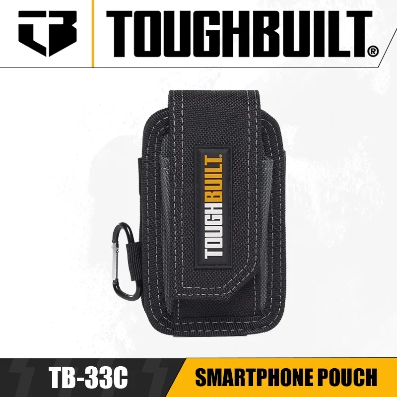 

TOUGHBUILT TB-33C SMARTPHONE POUCH Thickened Abrasion Resistant 1200D High-density Wear-resistant Oxford Cloth Organizer Bag