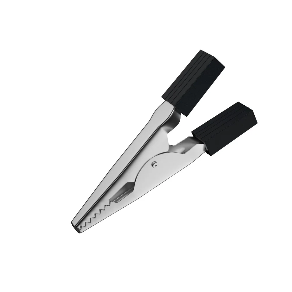 13mm Jaw Opening Battery Test Clip Nickel Plated Finish Steel Construction Welded Connection For Jumper Cables