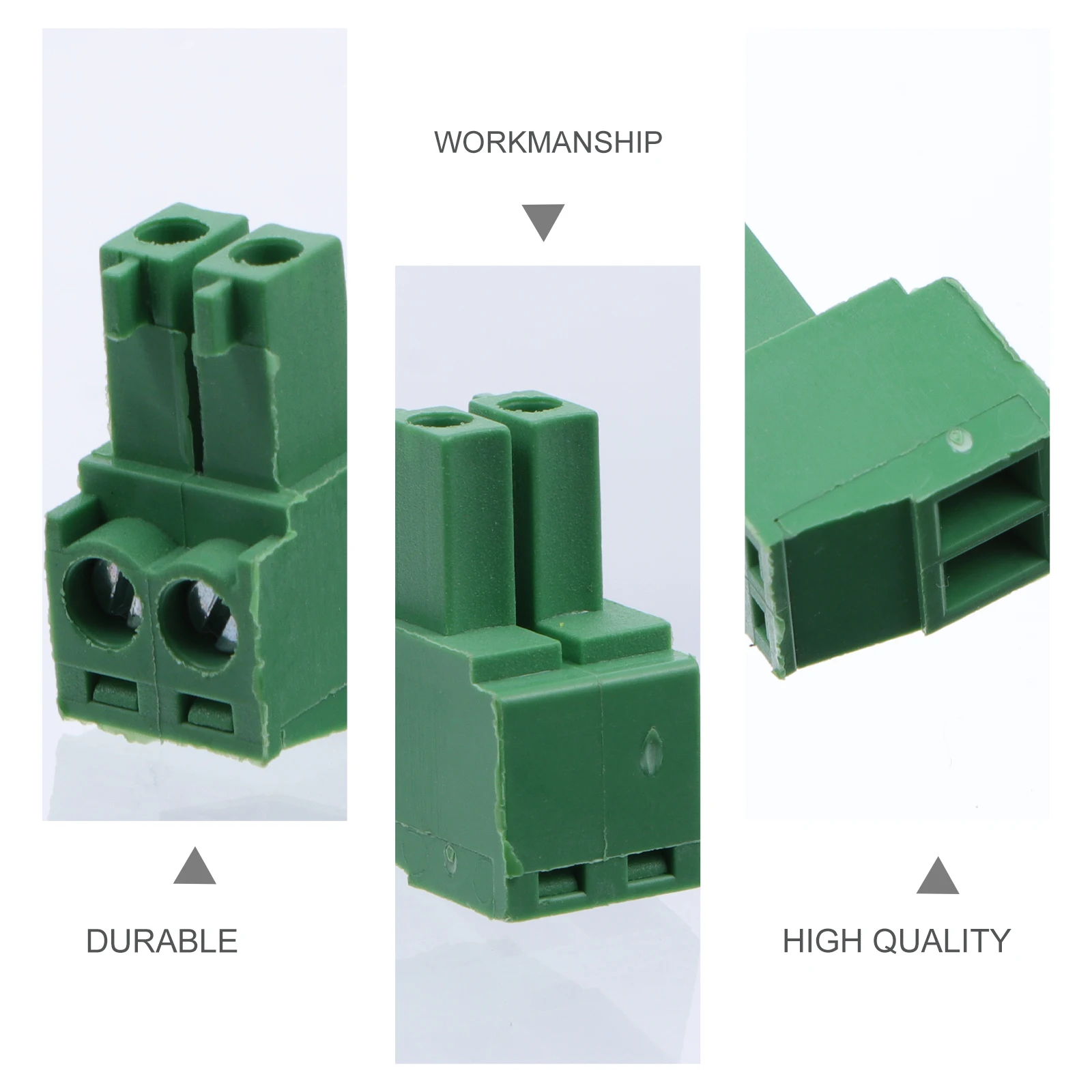 

50Pcs Screw Terminal Block Connector Pcb Pitch 3.5mm Straight Pin Electrical Accessories for Control System Electrical Accessory