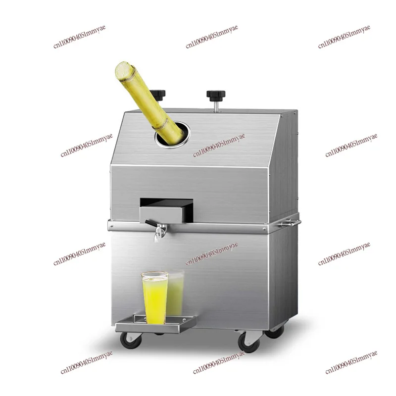 

Sugarcane Juicer Stall Commercial Stainless Steel Automatic Electric Plug-in Storage Desktop Vertical Sugarcane Machine