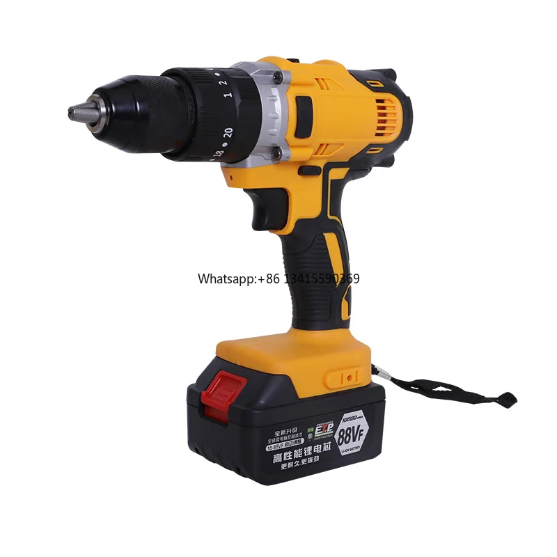 

Rechargeable 3 in 1 Power Screw Drivers Cordless Impact Drill Brushless Electric Hammer Drill 13mm Chuck Electric Screwdriver