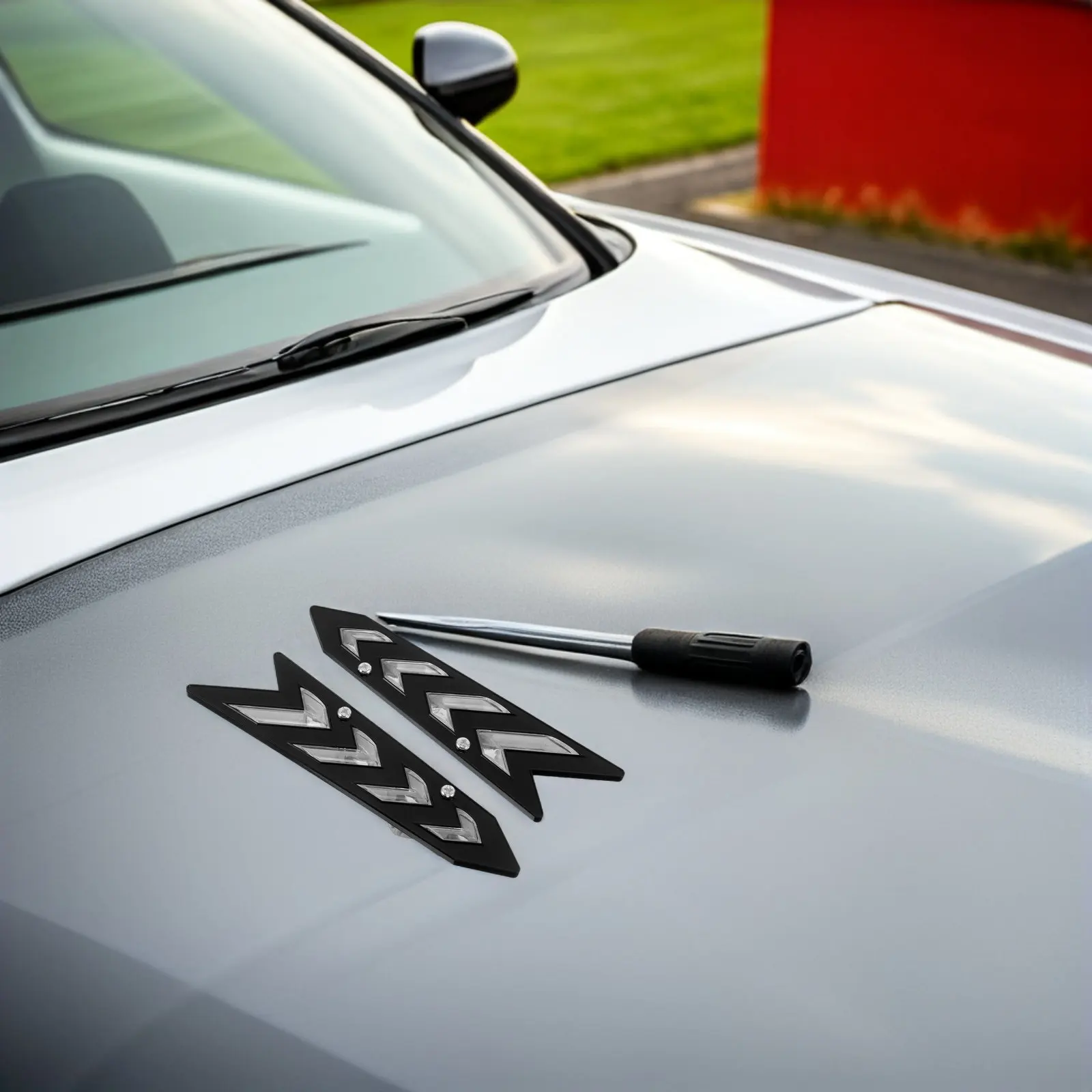 

1Pair Car Wiper Pressure Kit Arrowhead Design Wiper Reinforcement Spring for Rainy Day Driving Aid Silent Operation Weather