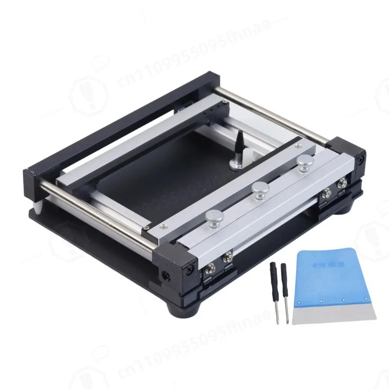 

100x100MM Manual Small Screen Printing Station SMT PCB Steel Mesh Solder Paste Printing Table