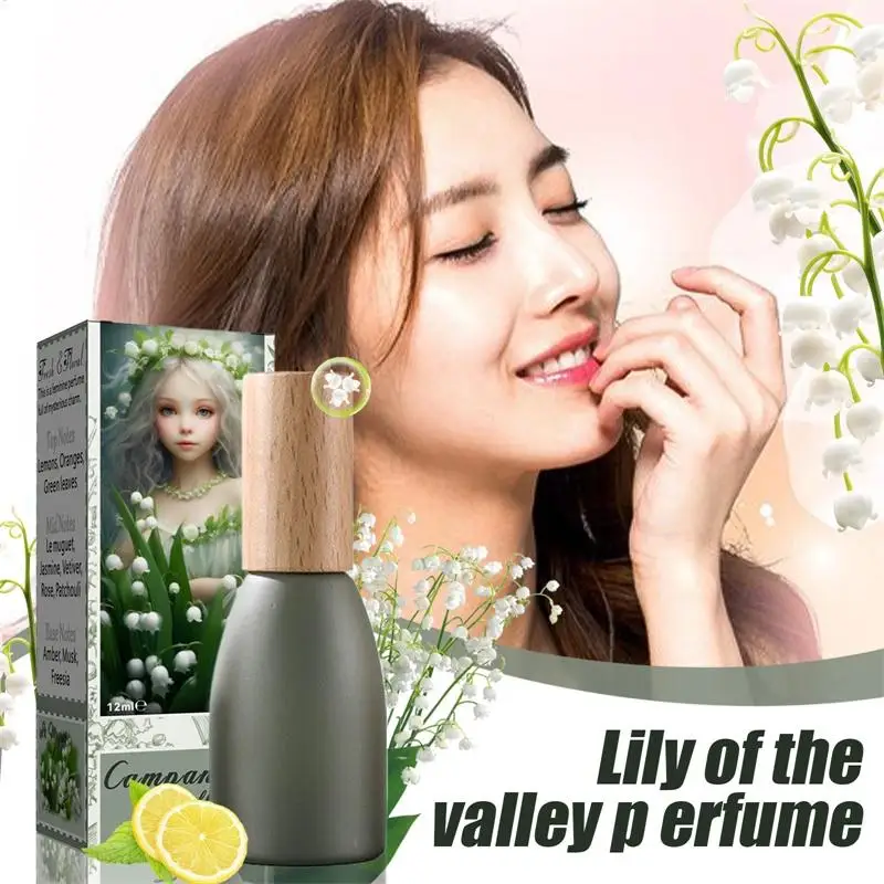 Floral Perfume Lily of The Valley Perfume Women Fragrances Roll-On Soothing Fragrance 12ml Eau De Toilette Female Perfume Flower