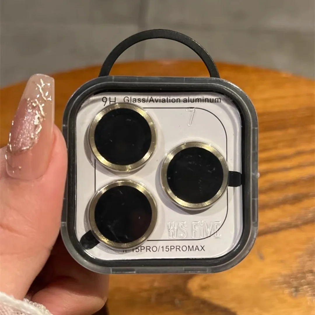 2-3Pcs โลหะกล้องเลนส์ตัวป้องกันสำหรับไอโฟน 15 พลัส 16 โปรแม็กซ์ 17 โปร 14 พลัสป้องกันฟิล์มอุปกรณ์เสริม