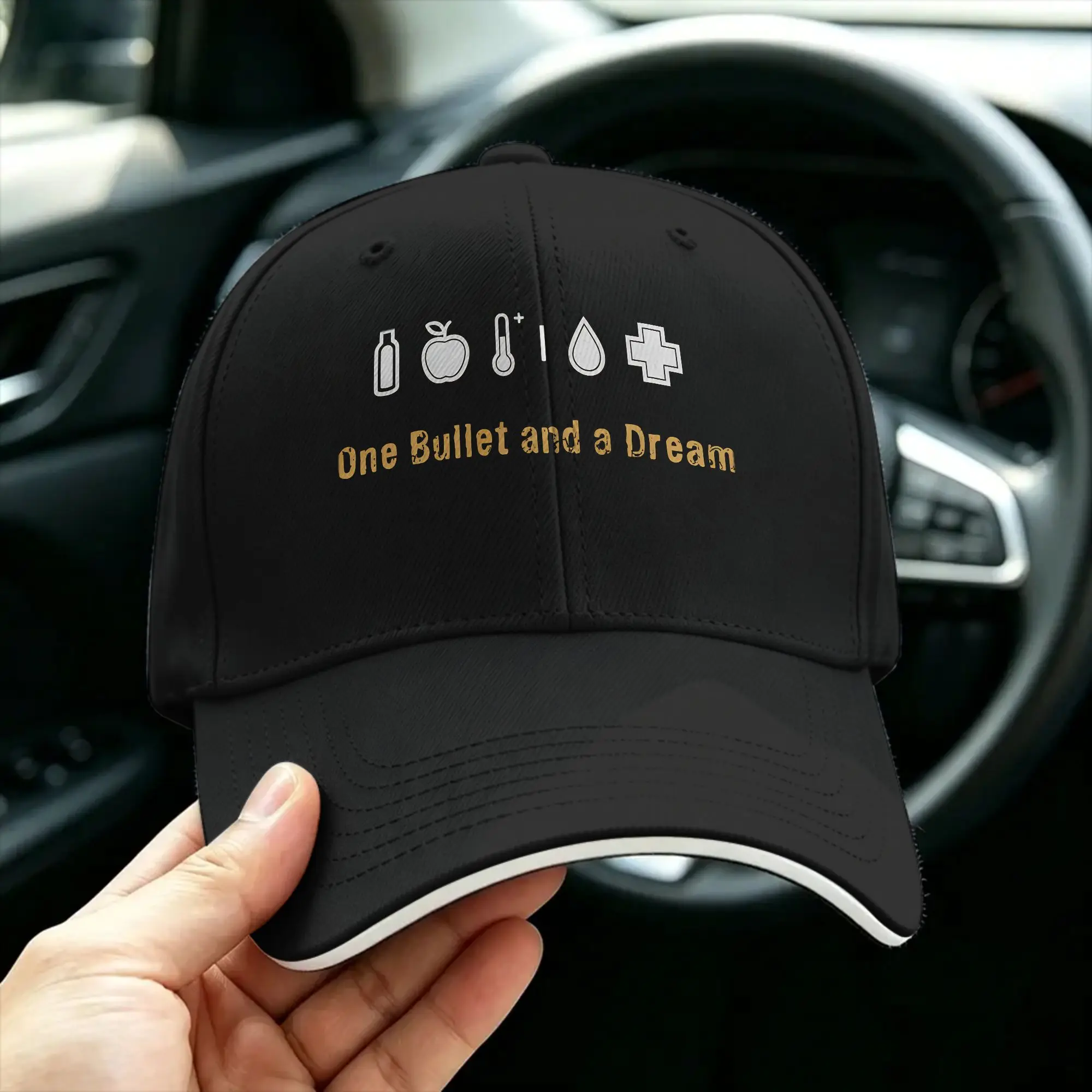 DayZ One Bullet and a Dream Baseball Cap  Streetwear Couple Women Hip Hop Hats Dropshipping Camping Baseball Caps Birthday Gift