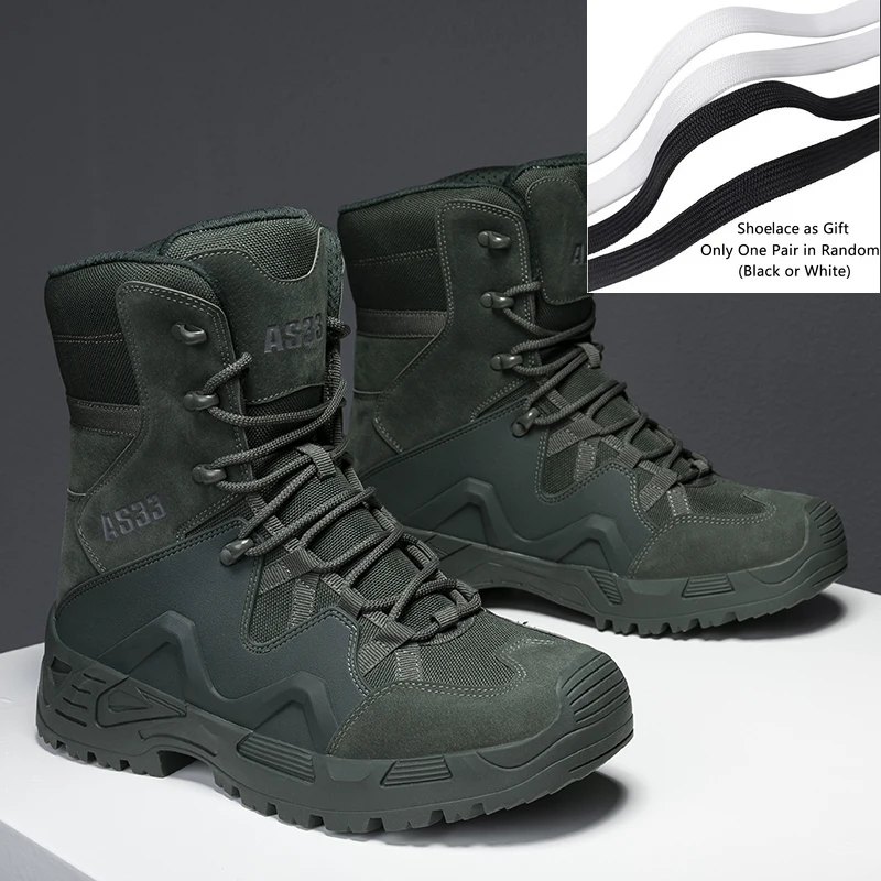 

New Men Tactical Boots Safety Work Climbing Hiking Shoes Training Motorcycle Army Ankle Hunting Unisex Desert Boot Shoes for Men