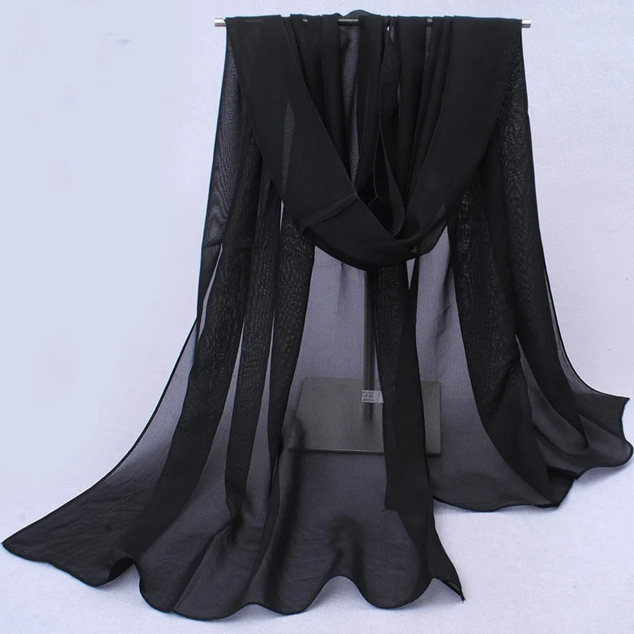 

Женский однотонный шарф-платок из имитации шелка, легкий, мягкий, гладкий, можно использовать как шаль, скатерть, занавеску, пояс.