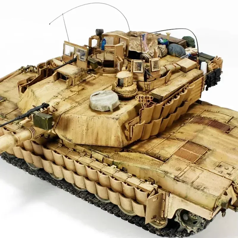 1/35 Ryefield model  RM-5004  US M1A1/M1A2 Abrams main battle tank assembly Scale diy toys Model Kit