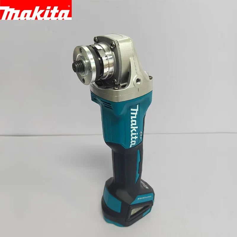 Makita DGA404 18V LXT Rebarbadora sem escova, capacidade de 100 mm/125 mm, engrenagem de 4 velocidades para corte e polimento, rebarbadora de metal