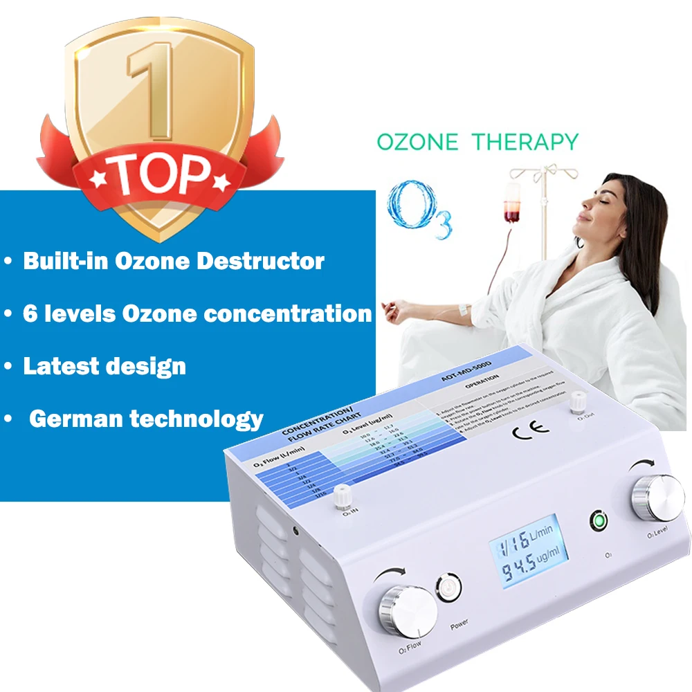 10-100 ug/ml Portable Medical Ozone Therapy Machine Built in O3 Catalyst