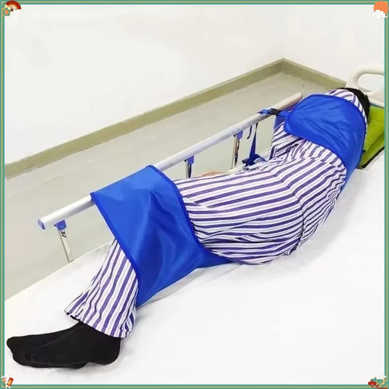 

Patient Turning Pad for Elderly, Turn Over Aid Belt with Body Support Cushion for Daily Bed Care & Comfort