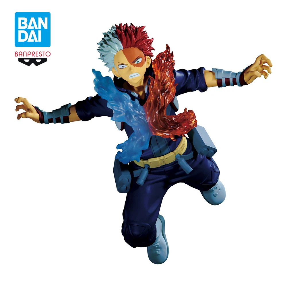 Original BANDAI Banpresto My Hero Academia AMAZING PLUS Todoroki Shoto PVC Anime Figure Action Figures Model Toys