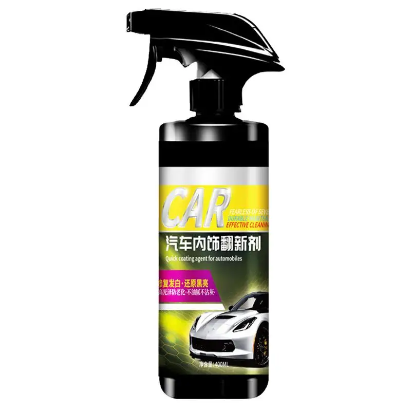 

Car Interior Cleaning Spray No Rinse Auto Interior Cleaner Agent UV Protection Car Stain Remover Deep Cleaning Liquid For