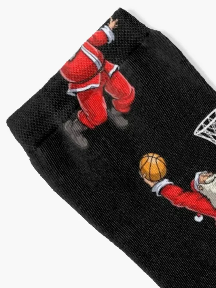 Santa Claus Dunk Socks winter sport christmas stocking Climbing Socks Ladies Men's