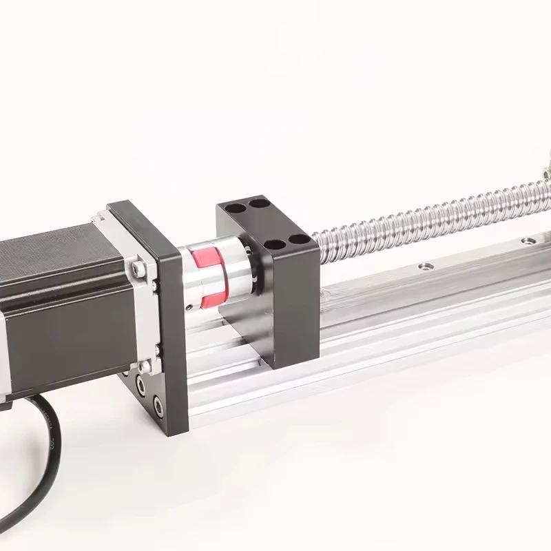 RXS60 CNC Precision Aluminum Profile Ball Screw Linear Module With Stepper Motor Lead Screw Actuator Linear Guide Industrial