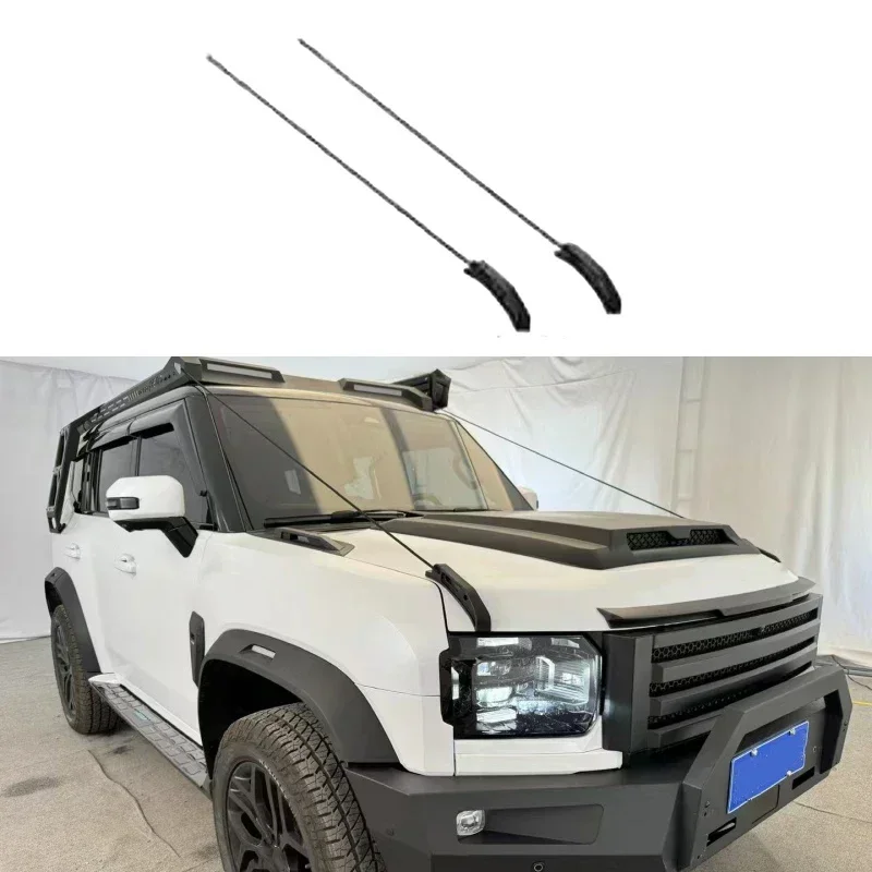 

New！ Fit for JETOUR Traveler T2 2023-2024 Car Branch Splitter Modified Hood Handle Splitter Car Off-road Exterior Accessories