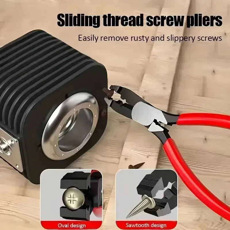 Pince de retrait de vis dénudée, extracteur multifonction pour vis cassées et endommagées