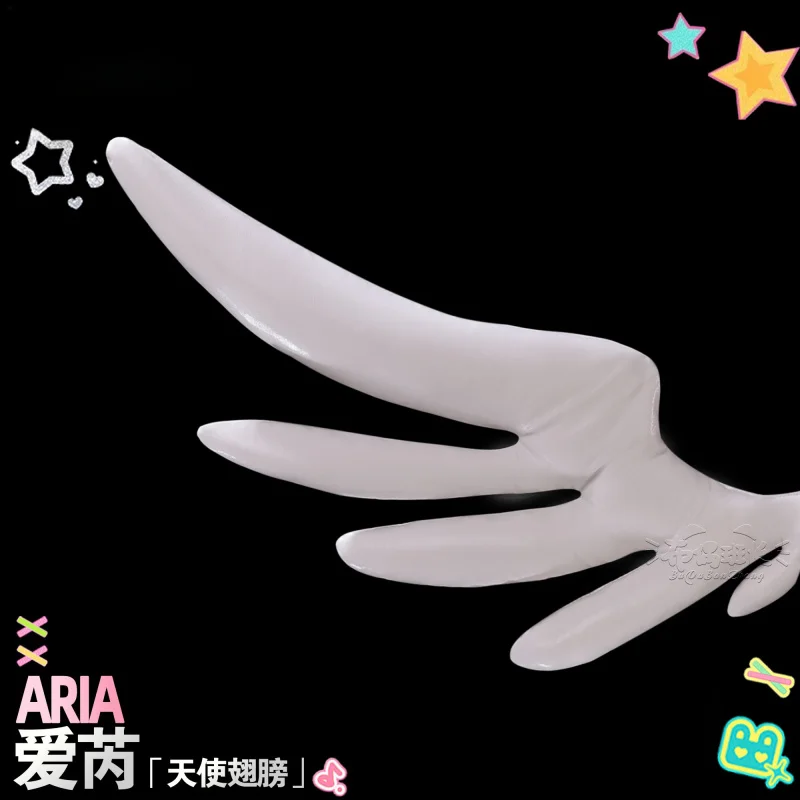 ZZZ Zenless Zone Zero angel Aria Cosplay Costume Lolita Dress Props Shoes Wig Wings Halloween Carnival New High Quality Uniform view 3
