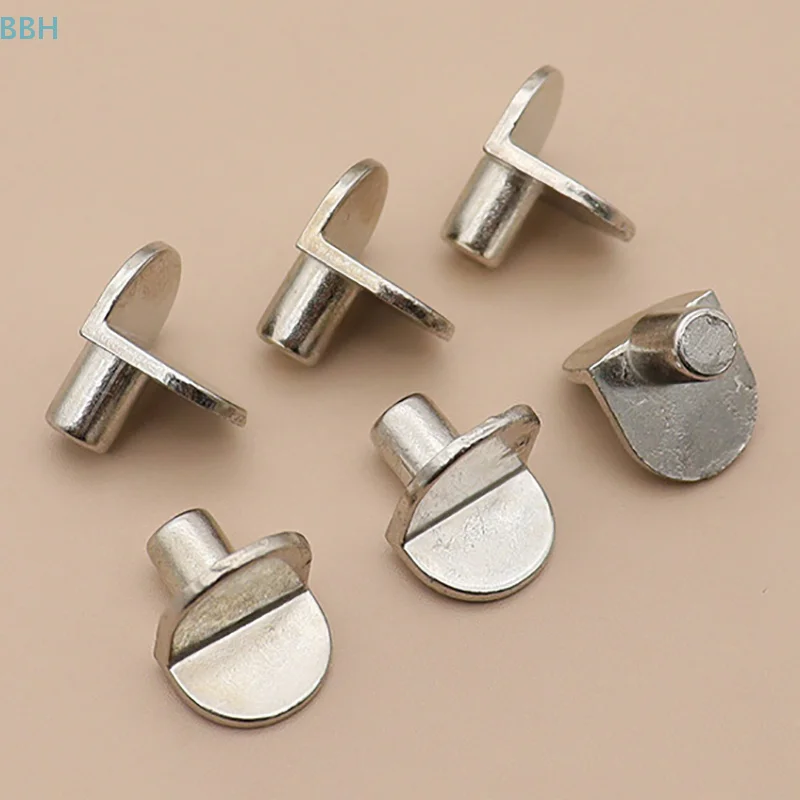 20pcs Cabinet Seperator Shelf Support Studs Pegs Pins Plugs 5mm L-Shaped Fixed Wooden Glass Layer Board Furniture Bracket Holder