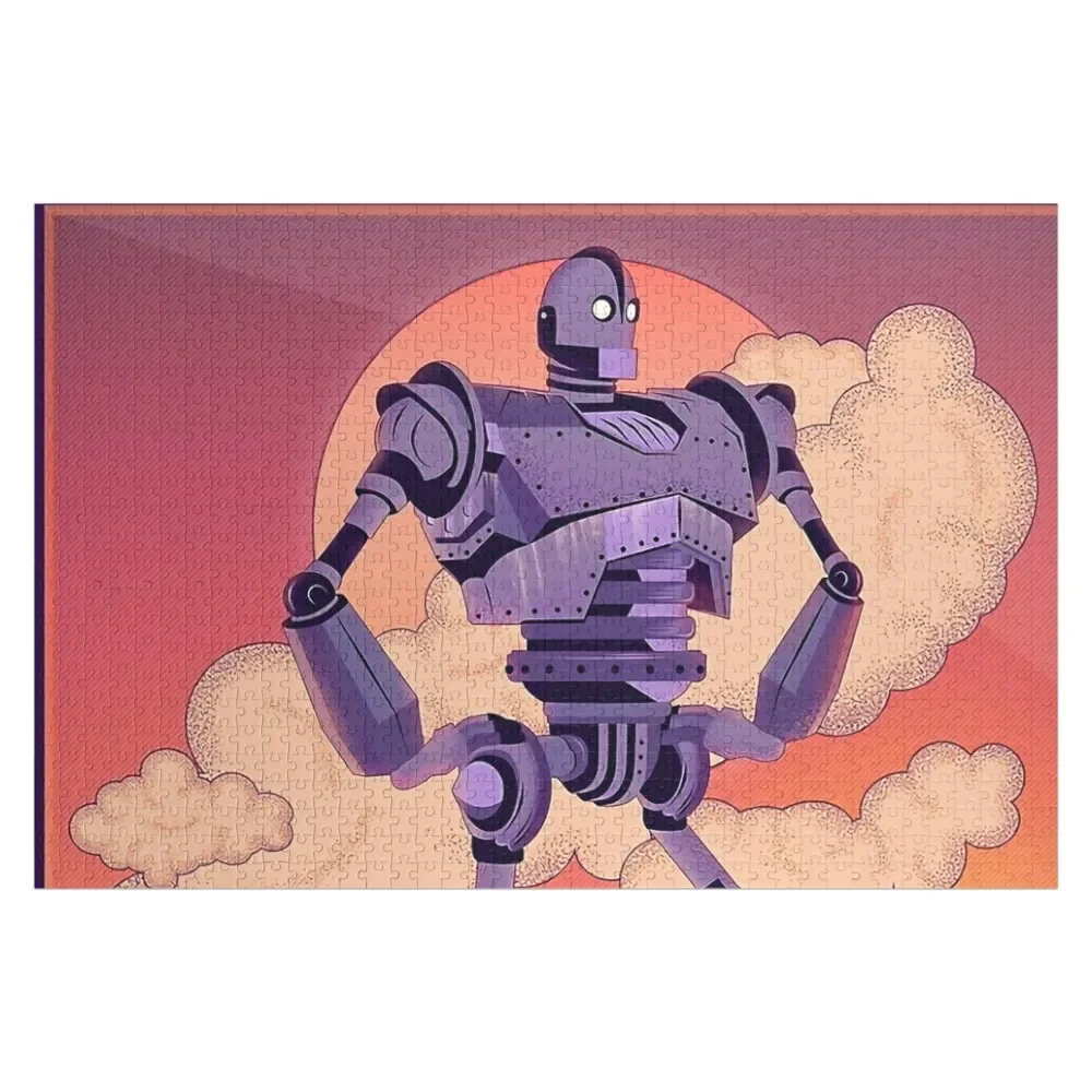 The Iron Giant Vintage Jigsaw Puzzle For Children Adult Wooden Novel Toys For Children 2022 Baby Toy Puzzle