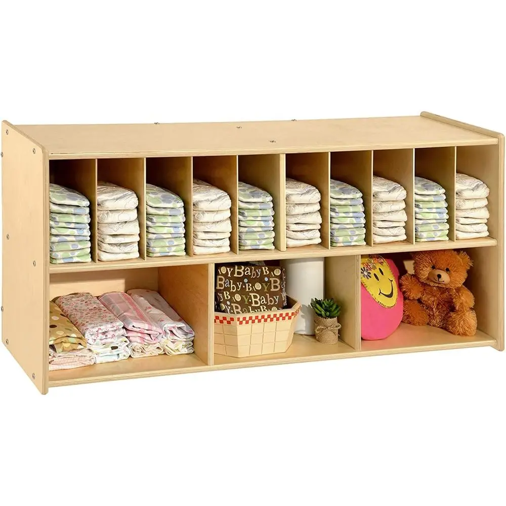 

Contender Diaper Changing Station with Diaper Caddy Organizer, Wall Mount Shel Playroom, Day Care urniture, in Home, Classroom,