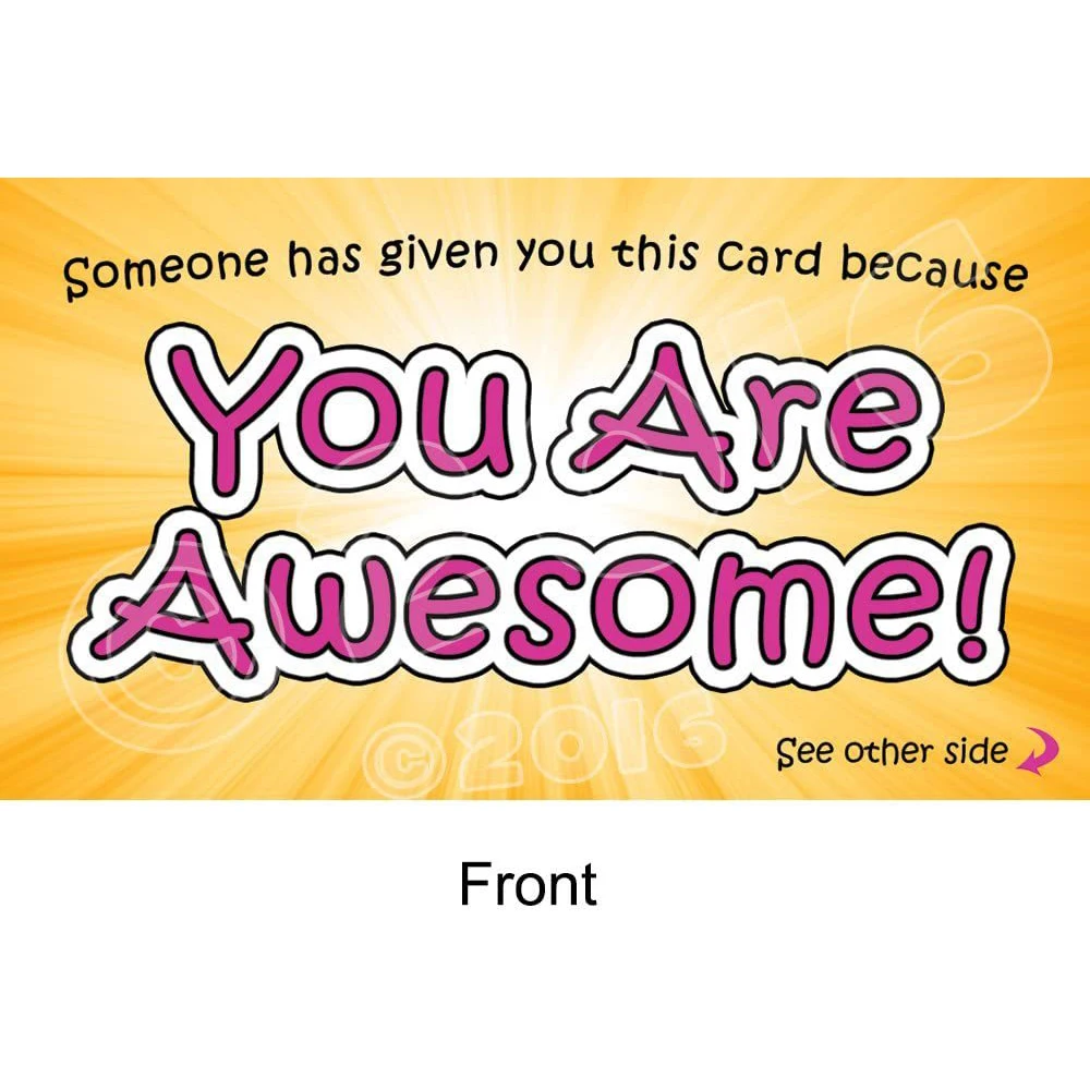 10-50pcs You Are Awesome Cards Postcards For Kids And Adults Positive Affirmations Kindness Employee Appreciation Card