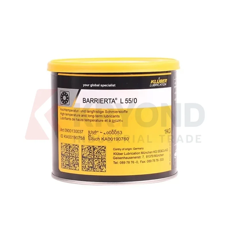 KLUBER BARRIERTA L 55/2 High Performance Lubricating Grease for Initial and Longterm Lubrication Industrial Bearing Applications