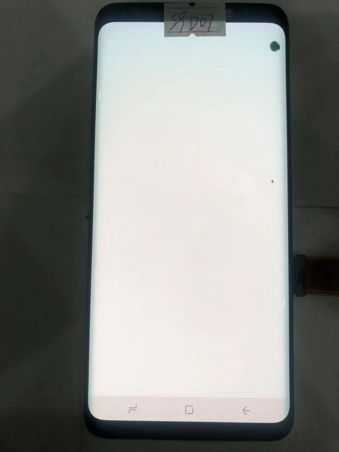 Applicable for Samsung S9 G9600 SUPER AMOLED LCD Screen,Touch function normal, small defect screen with frame
