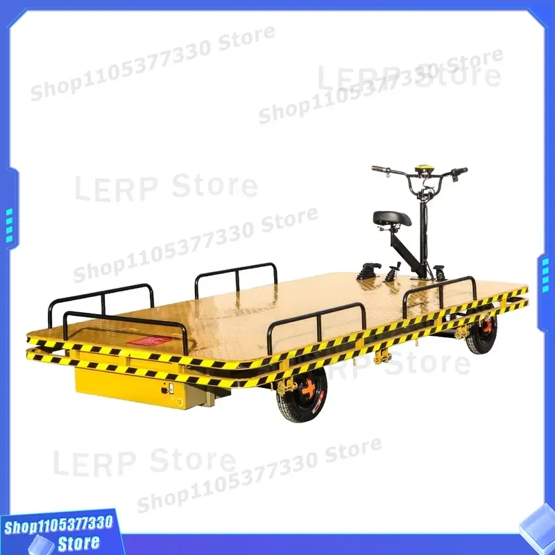 OEM Electric Material Handling Vehicle Four Wheel Non Slip Surface Low Noise Driving Platform for Warehouse Logistics