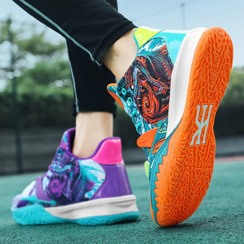 Dragon Totem Mężczyźni Kobiety Buty do koszykówki Lekkie buty do koszykówki Oddychające Wygodne buty sportowe Trening na siłowni Sport