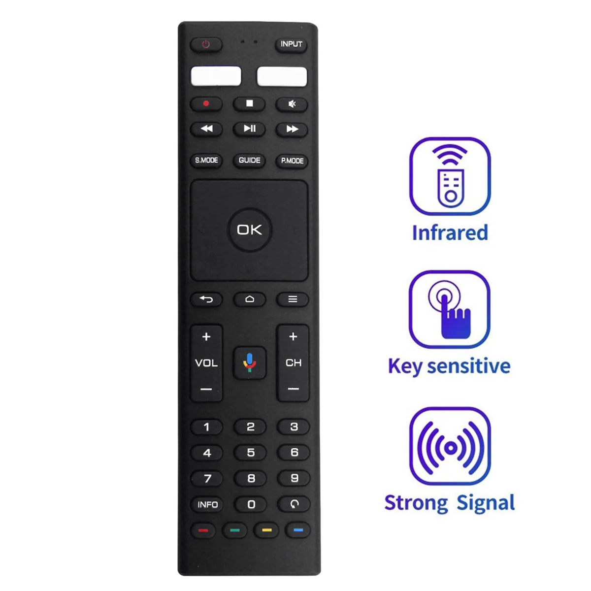 ABZV-Substituir controle remoto RM-C3363 para TV LED JVC RM-C3363 LT-32KB208