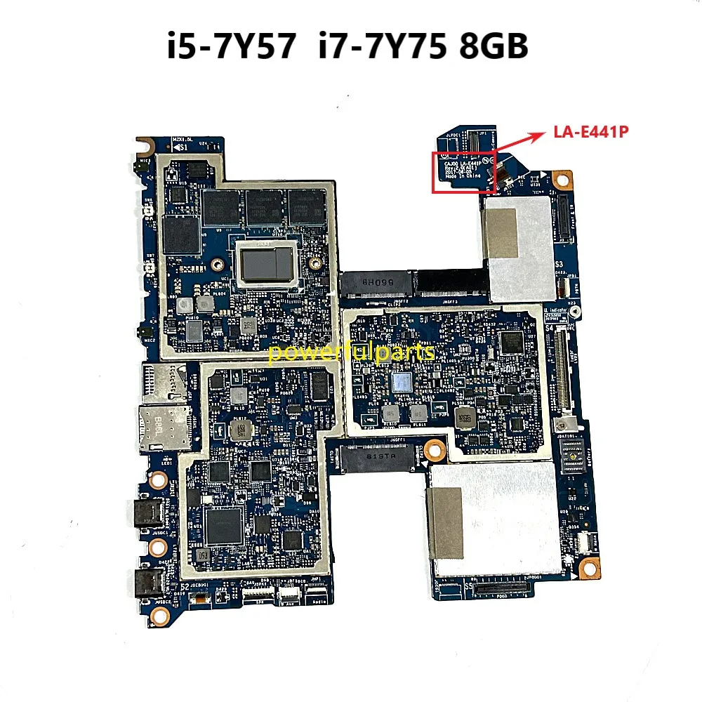 

For Dell Latitude 12 7285 2-in-1 Tablet Motherboard CAJ00 LA-E441P 0YXKCJ 0TPY66 05KN27 i5-7Y54 i5-7Y57 I7-7Y75 8GB Working Good