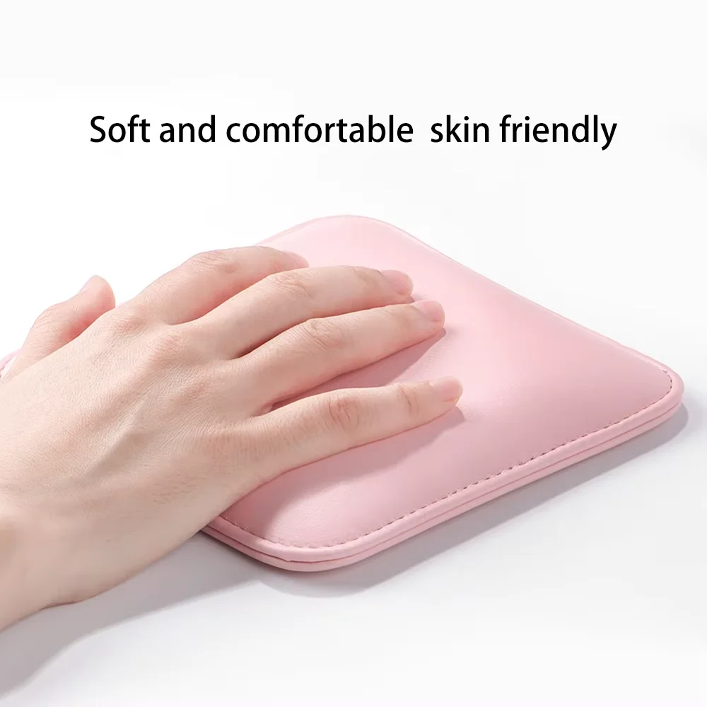 Round Microfiber Leather Elbow Rest Pad Professional Non-Slip Nail Technician Hand Rest Pillow for nail Salon Manicure Elbow Pad