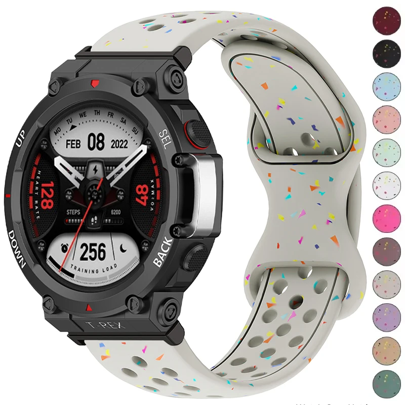 

Спортивная силиконовая петля для Amazfit T-Rex 3 2, браслет SmartWatch, ремешок для часов Correa для Amazfit T-Rex/Pro T-Rex 2 Ultra Band
