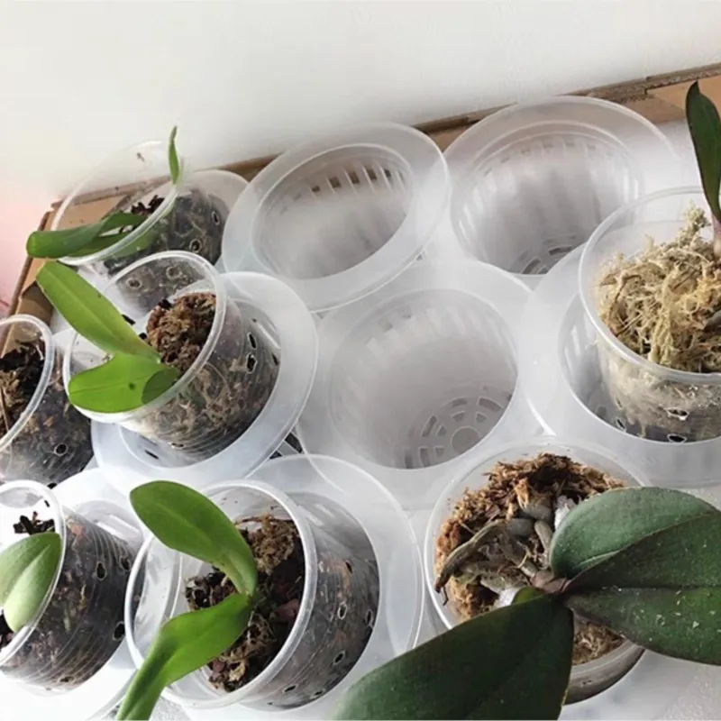 10Pcs Hydroponic Colonization Mesh Pot Net Cup Basket Plant Grow Holder Hydro Aeroponic Planting Clone Nursery Plant Soilless A4