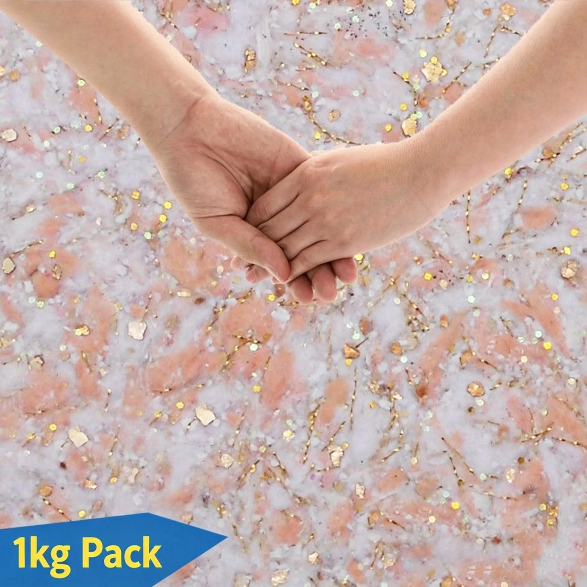 Plant Fiber Wall Coating Powder Odor‑Free DIY Wall Decor Liquid Wallpaper 1:7 Mix Ratio for Cement Background Wall Renovation