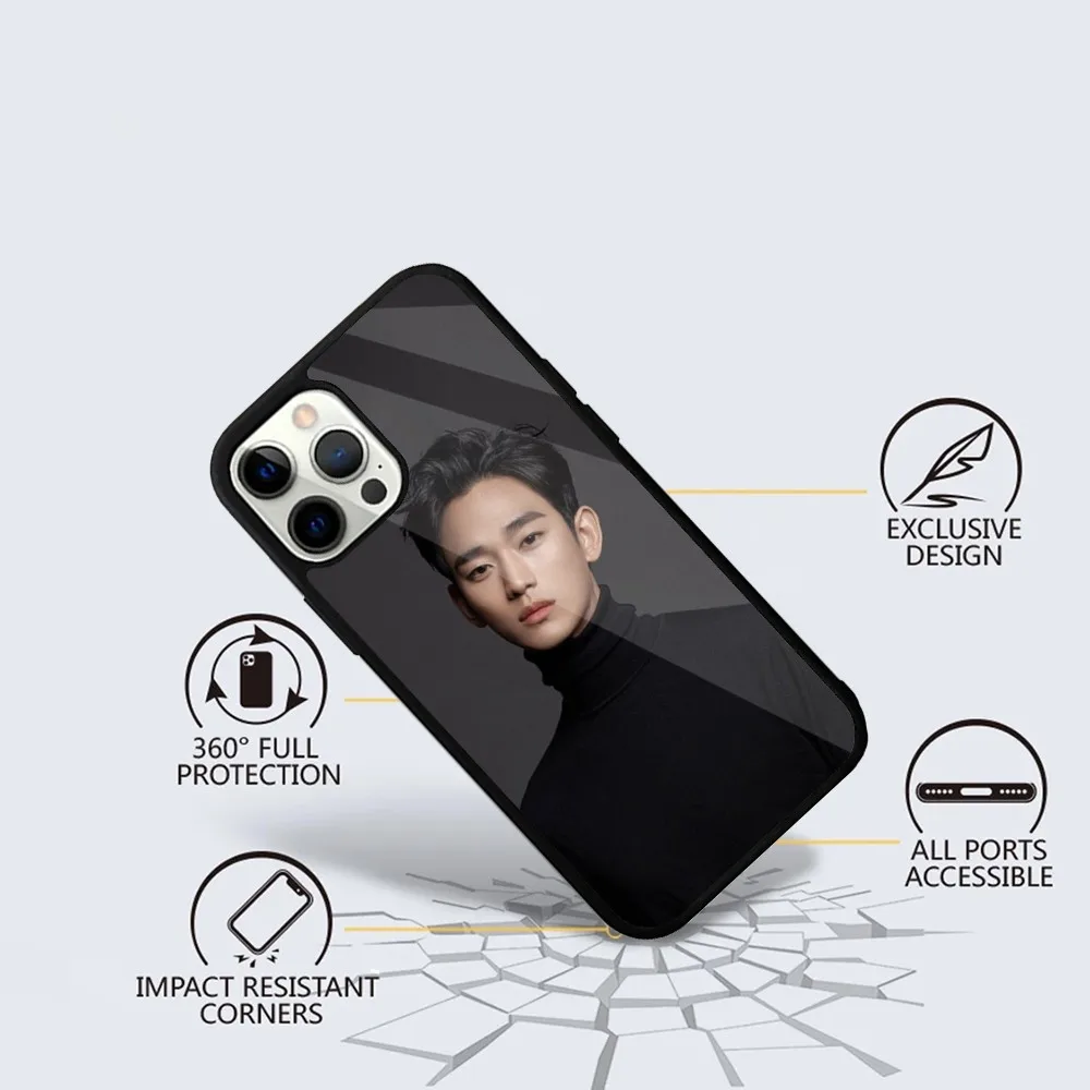 Korean actor K-Kim Soo H-Hyun   Phone Case For iPhone 15,14,13,12,11,Plus,Pro,Max Mini Magsafe Magnetic Wireless Charging