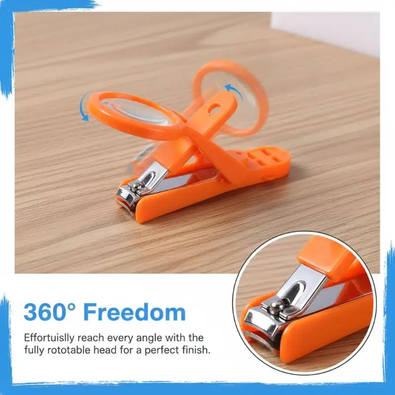 Creative Magnifying Glass Nail Clippers Anti Splash Nail Clippers Individually Fitted Nail Clippers
