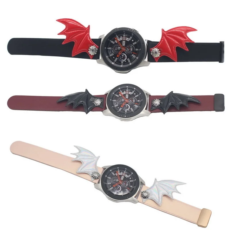 Halloween Wings Watch Strap For HUAWEI Watch 3 4 Pro new/GT 3 SE 2 46 43 42mm Strap For HUAWEI GT Runner/2E Magnetic buckle band