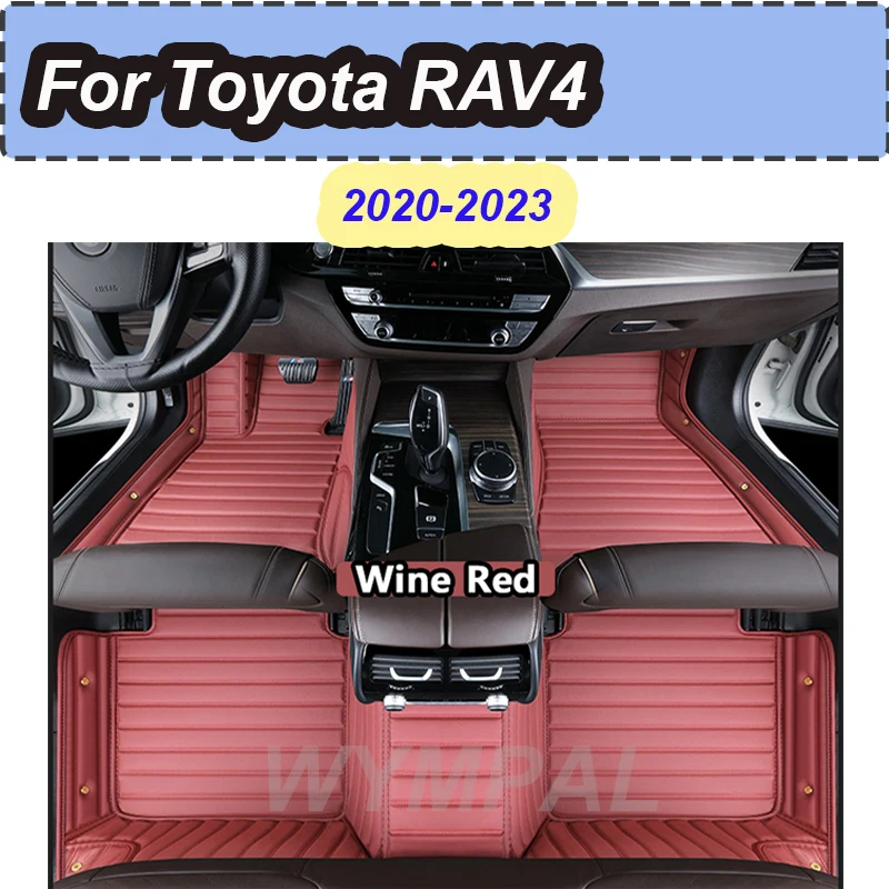

Роскошные автомобильные коврики для Toyota RAV4, негибридные 2020 2021 2022 2023, автомобильные подушечки для ног на заказ, автомобильный ковер, аксессуары