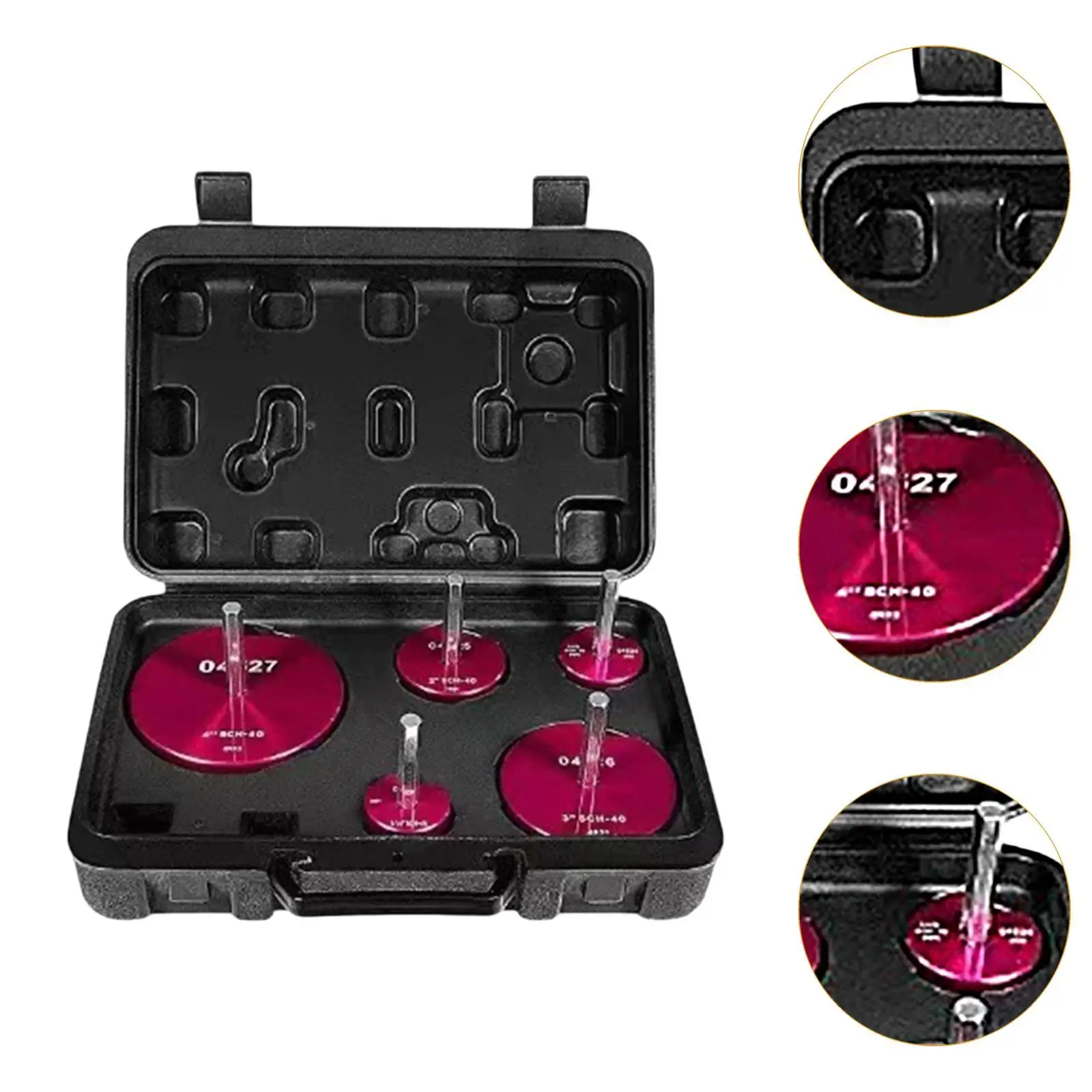 5 Pieces PVC Pipe Reamer Kit Multifunctional Professional Plumbing Tool