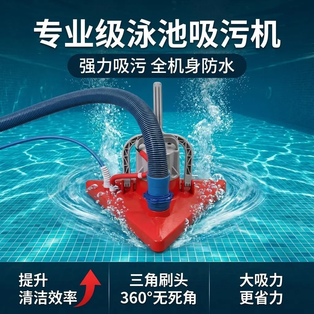 R8.19 - pool vacuum cleaner - underwater pool cleaner for shallow pools - cleaning tool