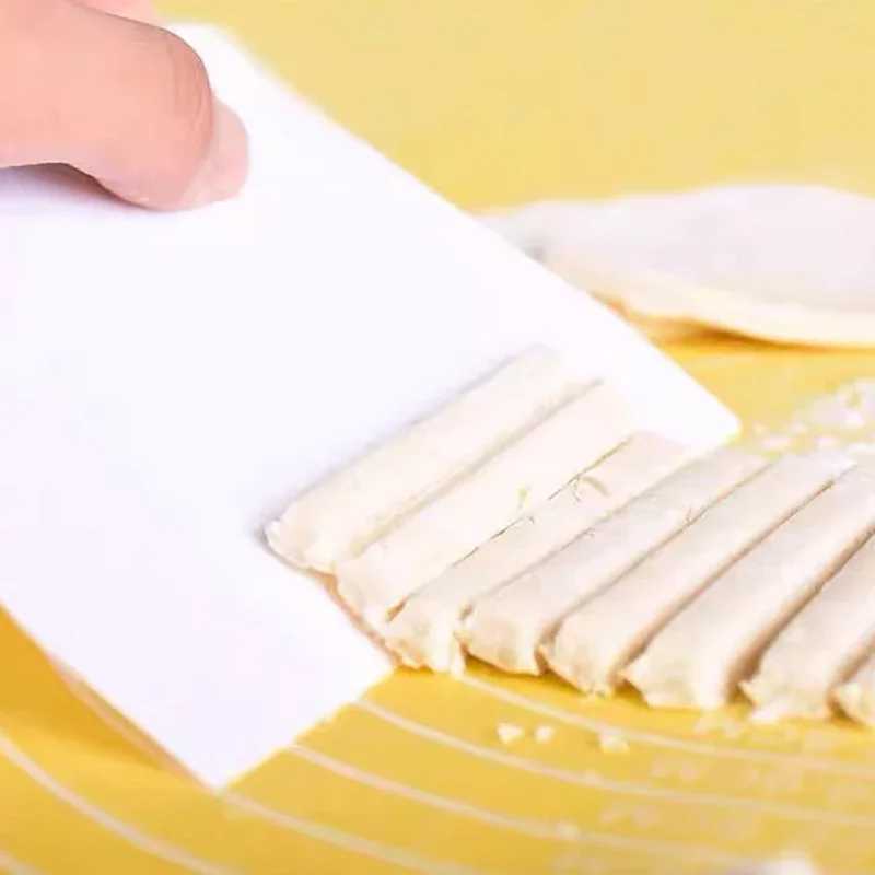 Mehrzweck-Teigschneider, Schüssel, Schaber für Brot, Teig, Fondant, Kuchen, Sahne, Spachtel, DIY, Gebäckschneider, Schaber, Küche, Backset – Detail 4