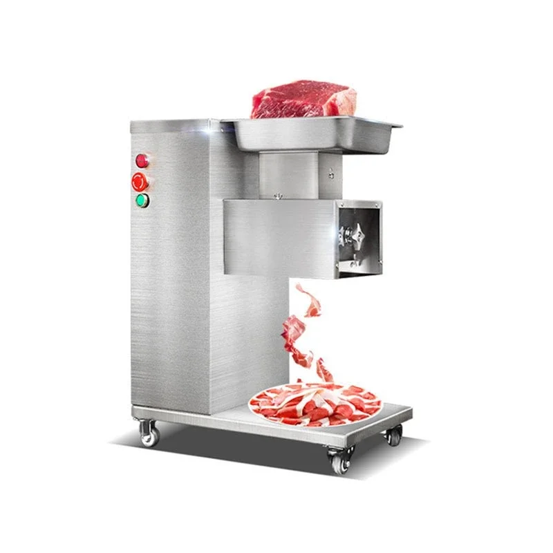 Fully automatic commercial meat slicer stainless steel electric fresh slicing vegetable